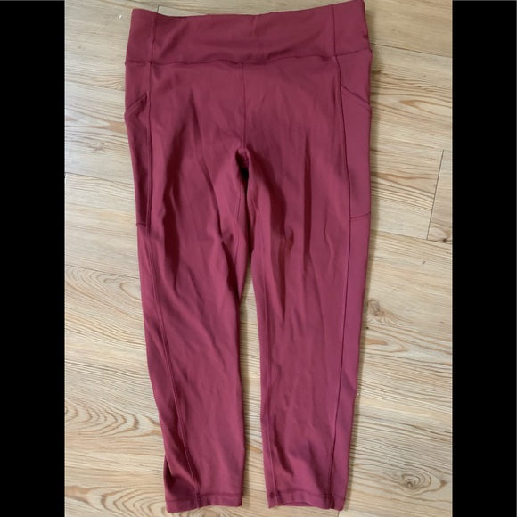 Lulu lemon rose color running leggings 25” - Picture 1 of 6